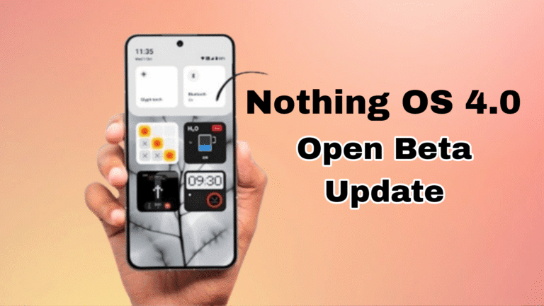 Nothing OS 4.0 Open Beta Update - naye future aur install guide